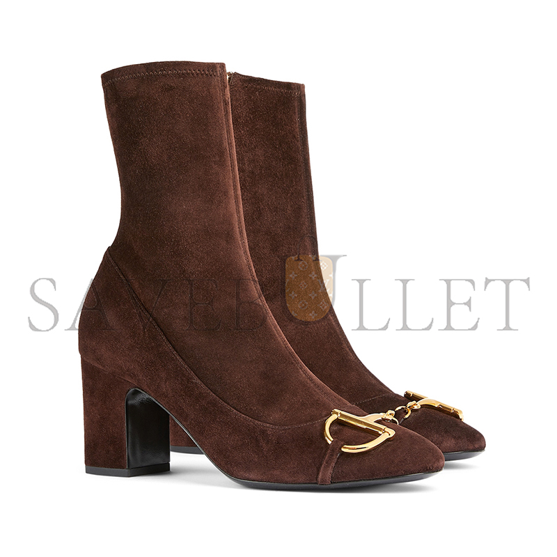 GUCCI WOMEN'S ANKLE BOOT WITH HALF HORSEBIT 849549